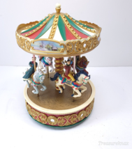 Mr Christmas powered Musical Carousel Music and moves No power adapter (READ) - $29.69