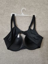Cacique Boost Plunge Bra Womens 38C Black Push Up Underwired NEW - $22.64