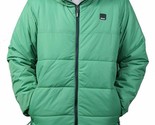 Bench UK Mens Hollis Zip Up Green Hooded Puffy Winter Jacket Coat NWT - $122.17