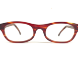 Vintage La Eyeworks Brille Rahmen REVA 156 Rot Horn Rechteckig 48-21-135 - $55.73
