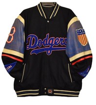 Brooklyn Dodgers 1955 Champs LA Wool/Leather Reversible Chenille Vintage Jacket  - £803.22 GBP