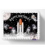 Astronaut Edible Image Edible Solar System Planets Birthday Cake Topper ... - £12.95 GBP