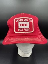 Vtg K-Brand Hat Patch Snapback Farming Cotton Gin Red Trucker Cap USA MADE - $14.50