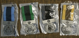 Set/4 Exclusive Star Wars Epic Battle Medal Badge Pins Hoth Endor Yavin ... - £36.33 GBP