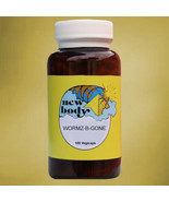 WORMZ-B-GONE NEW BODY PRODUCTS 100 VEGICAPS, NO BINDERS FILLERS OR ADDIT... - £28.76 GBP