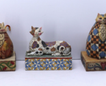 Heartwood Creek Jim Shore Patchwork Cats Collection Elijah Abigail Calliope - $53.99