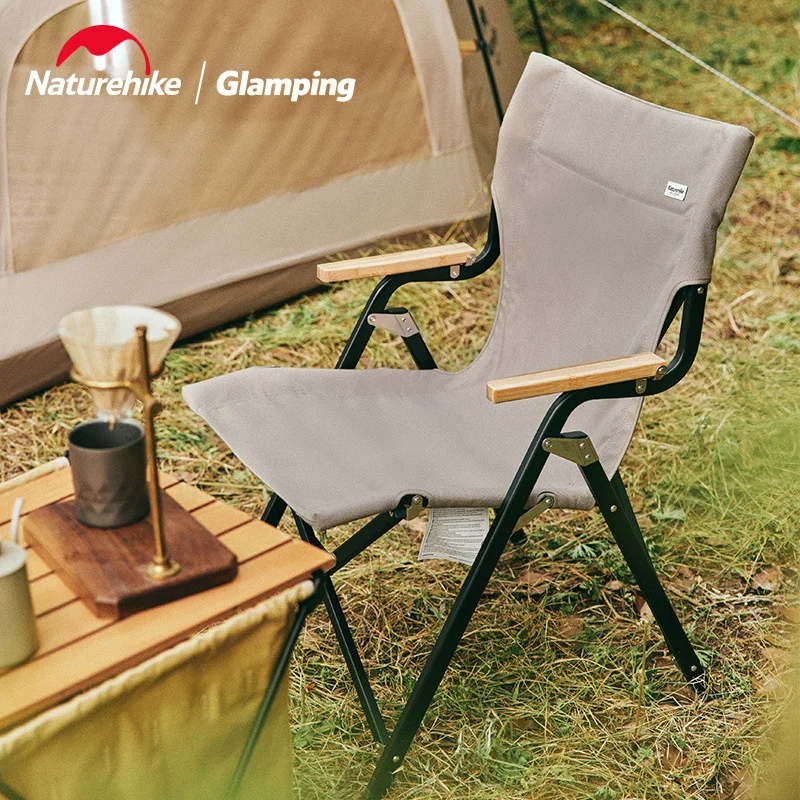 Naturehike Outdoor Camping Folding S Chair Portable Backrest Travel Leisure - £188.15 GBP