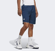 adidas Club Tennis Shorts Men&#39;s Sports Training Pants Navy Asia-Fit NWT HT4432 - £36.04 GBP