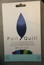 we r memory keepers Foil Quill 30 Peacock Pcs.4X6 in. Heat Activated Foil Sheets - £4.39 GBP