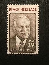 1994 - DR ALLISON DAVIS - BLACK HERITAGE - Single Stamp USPS 29¢ - £1.18 GBP