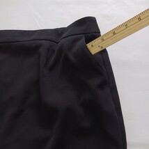 Sag Harbor Stretch Back Zipper Women's Black Skirt Size 18 image 10