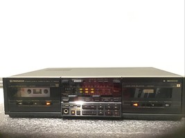 Pioneer Stereo Double Cassette Deck CT-1380WR - £100.90 GBP