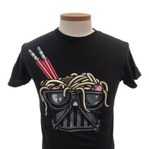 Star Wars Darth Vader Helmet Noodle Bowl Light Saber Chop Sticks T-Shirt... - $12.16