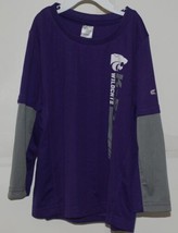 Colosseum Collegiate Licensed K State Wildcats Size 5T Purple Gray T Shirt image 1