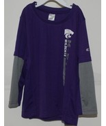 Colosseum Collegiate Licensed K State Wildcats Size 5T Purple Gray T Shirt - £19.53 GBP