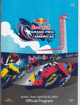 2013 MOTORCYCLE GRAND PRIX OF THE AMERICAS Official Program - Austin, Texas - $17.99