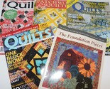 Lot of 5 QUILTING Magazines Down Under Quilts, Patchwork, Coordinates, B... - $14.80