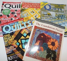 Lot of 5 QUILTING Magazines Down Under Quilts, Patchwork, Coordinates, Big Block - £11.69 GBP