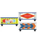 Micro-Trains # 98302274 Strates Shows 20&#39; Rib Side Container Set #3 3/PK... - $72.87 CAD
