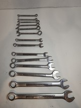 Craftsman VTG. 14 pc Standard 12 pt Combination Wrench Set collection made n USA - $48.37
