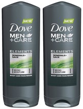 Dove Men+Care Elements Body Wash- Minerals and Sage- 13.5 Ounce (Pack of 2) - £23.11 GBP