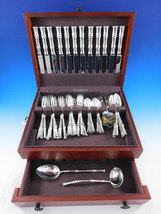 Bamboo by Tiffany &amp; Co. Sterling Silver Flatware Set for 12 Service 62 pcs - £15,530.43 GBP