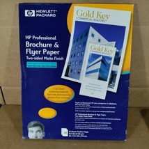 NEW SEALED HP brochure and flyer paper Matte (50 Sheets 8.5 x 11 In) 36l... - £14.01 GBP