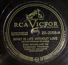 Eddy Arnold - What Is Life Without Love / Be Sure There&#39;s No Mistake EE- / E- B2 - £5.20 GBP