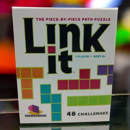 Link it Path Puzzle The Piece-By-Piece Path Puzzle 48 Challenges Brainwright