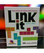 Link it Path Puzzle The Piece-By-Piece Path Puzzle 48 Challenges Brainwr... - $17.45