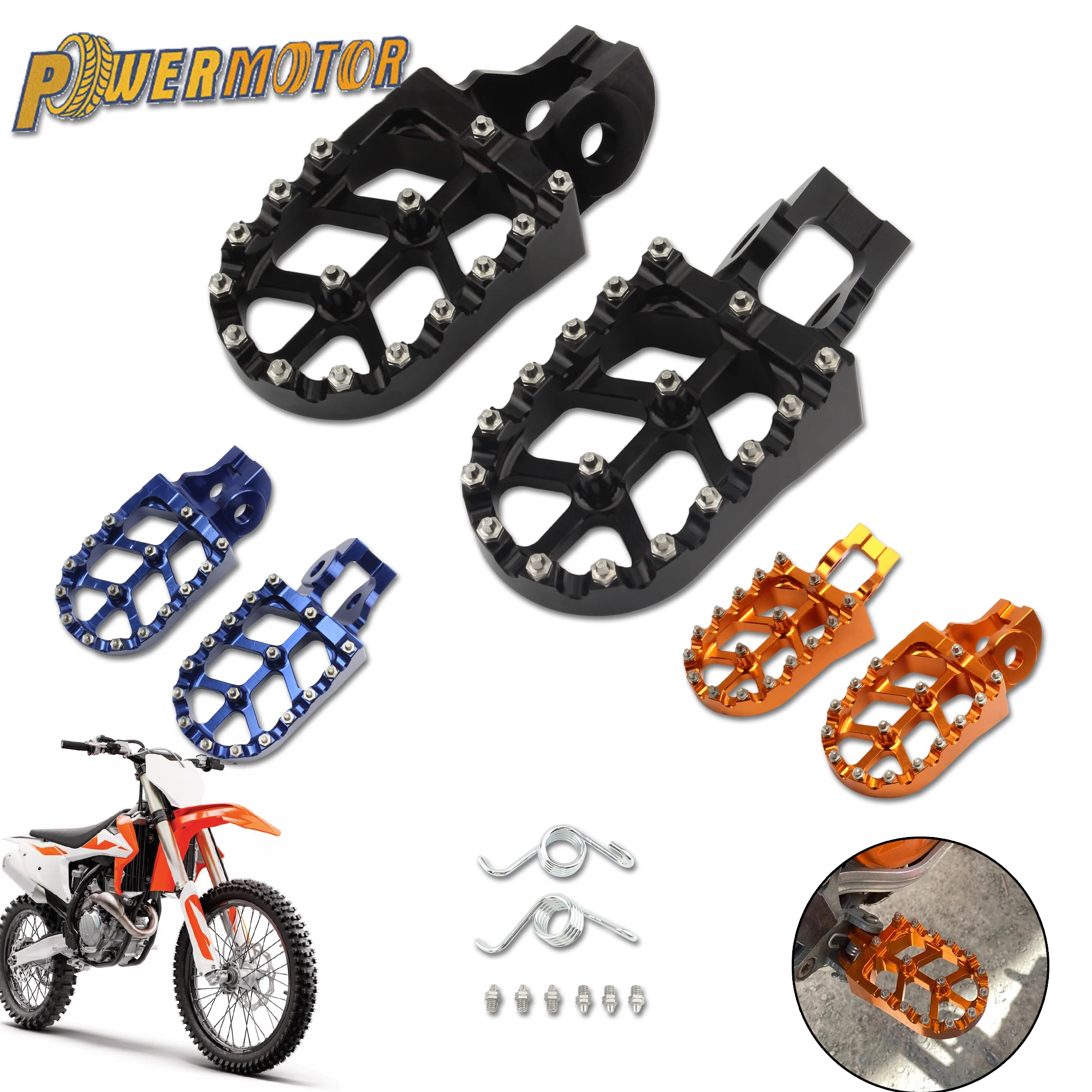 Motorcycle footrest for ktm sx sxf xc xcf exc excf xcw xcfw 125 150 530 footpegs thumb200