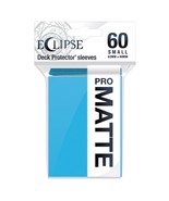 4 packs of 60 (240) Ultra PRO Pro-Matte Eclipse Sky Blue Small Card Sleeves - $558.89 MXN