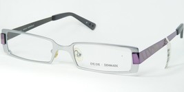 Eye Eye Denmark Metropolis ST.101 C.2290 Silver /VIOLET Eyeglasses 51-18-145mm - $69.30