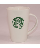 STARBUCKS Coffee Mug Green Mermaid Siren Logo Ceramic Tea Cup 12 oz Size... - $9.70