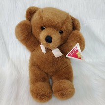 14&quot; Vintage Dakin Cuddles Brown Bear 30520 Rare W Orig Tag Plush Toy B300 - £47.18 GBP