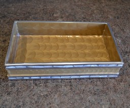 Julia Knight Toffee Metal Guest Towel Tray - £48.11 GBP