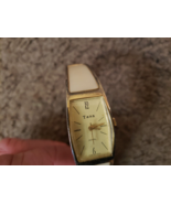 RARE Vintage Antique 1940&#39;s 50&#39;s TANA Ladies Watch Ivory Japan White Bra... - $2,190.92 MXN