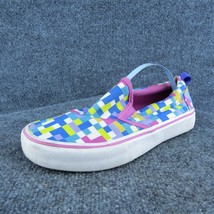 SKECHERS Youth Girls Slip-On Shoes Multicolor Fabric Slip On Size 3.5 Me... - $24.75