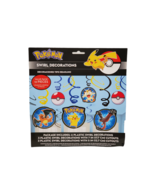 New Pokemon Swirl Decorations Birthday Party Pikachu Charizard Meowth - $14.18 CAD