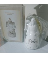 Angel of PEACE BELL 5&quot; Ceramic Cracker Barrel Vintage Collectors Ornamen... - $14.01