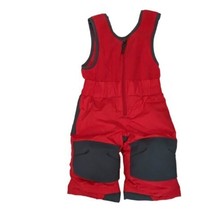 Infant Columbia Ski Pants 6/12 Months Snow Bibs  Red/ Gray MINT CONDITION  - £11.47 GBP