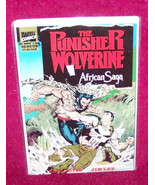 vintage 80&#39;s marvel  comic book graphic novel {the punisher &amp; wolverine} - £15.57 GBP