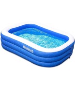 Homech Full-Sized Family Inflatable Lounge Swimming Pool - $884.46 MXN