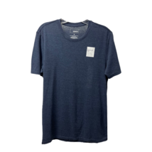 Sonoma Mens Super Soft Basic T-Shirt Blue Scoop Neck Stretch Cotton Blen... - £13.07 GBP