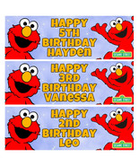 ELMO Personalised Birthday Banner -Sesame Street Birthday Party Banner - €4,61 EUR