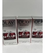 (3) Olay Regenerist Whip Hydrating Moisturizer Anti-AGE Wrinkle .5ozCOMB... - $23.07 CAD