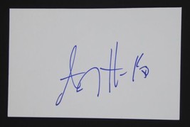 AJ Hawk Signed Autographed 4x6 Index Card Green Bay Packers A. J. - £31.64 GBP
