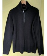 Phil Petter Wool 1/4 Zip Heavy Sweater Large Made in Austria Y - $97.22 CAD