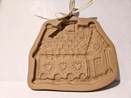 BROWN BAG COOKIE ART 1985 GINGERBREAD HOUSE Mold Shortbread Crafts Stamp - $8.00