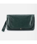 HOBO LAUREN CLUTCH LEATHER WRISTLET WALLET  Sage Henna Luxury Leather, NWT - $190.11 CAD
